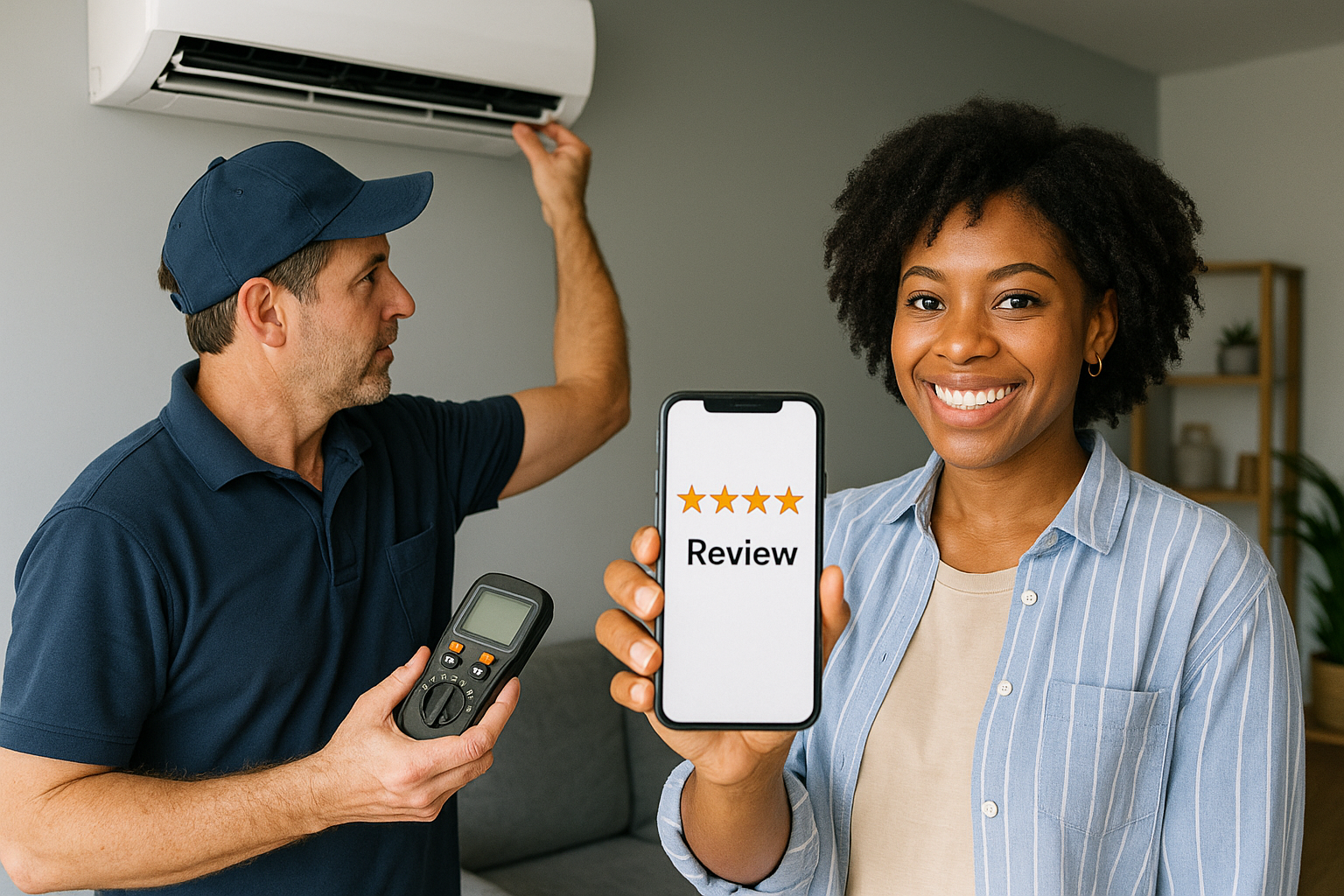 how to get more google reviews for hvac business